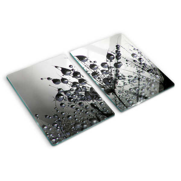 Tabla de cortar Gotas de agua sobre las plantas