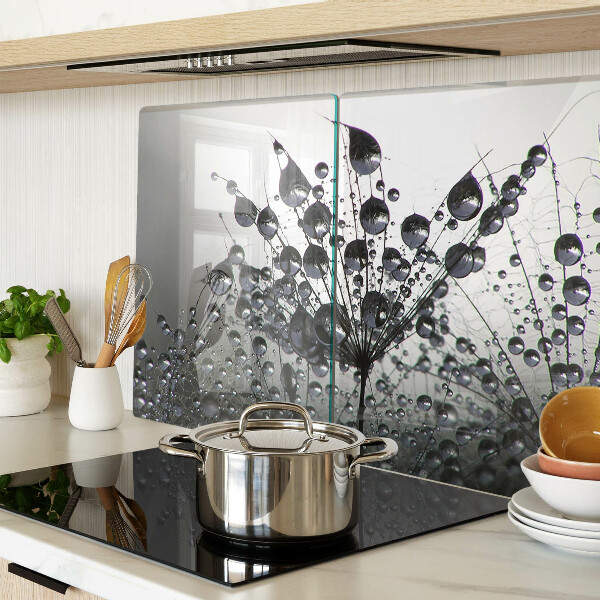 Tabla de cortar Gotas de agua sobre las plantas