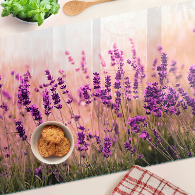 Tabla de cocina Campo de lavanda bajo el sol