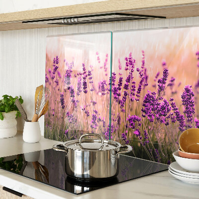 Tabla de cocina Campo de lavanda bajo el sol