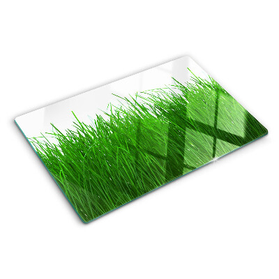 Szklana deska kuchenna Trawa w słońcu