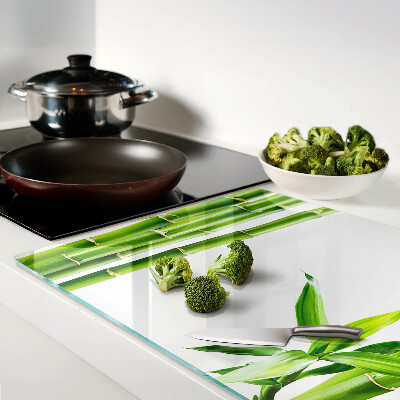 Tabla para cortar Bambú en tonos verdes