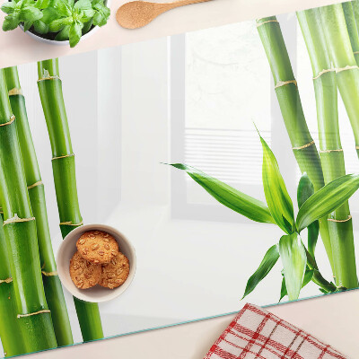 Tabla para cortar Bambú en tonos verdes