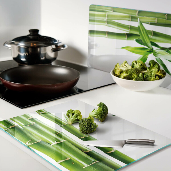 Tabla para cortar Bambú en tonos verdes