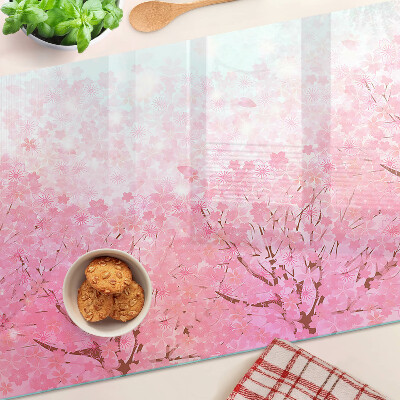 Tabla de cocina Motivos florales de sakura