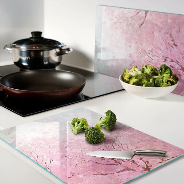 Tabla de cocina Motivos florales de sakura