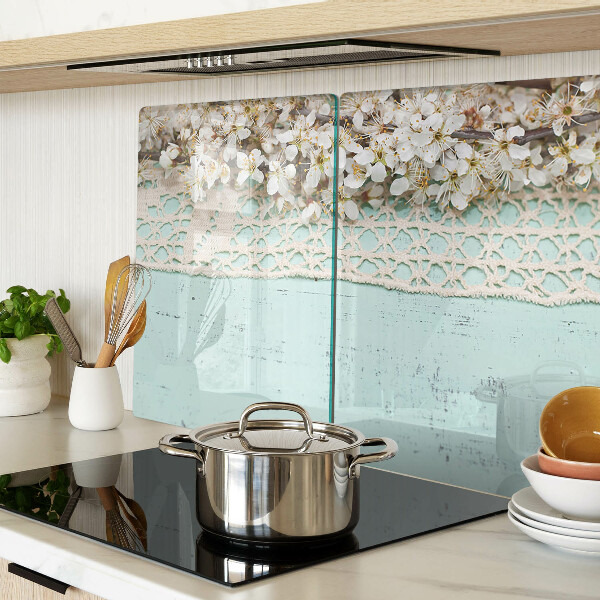 Tabla de cortar Patrón floral con encaje