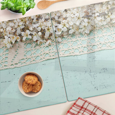 Tabla de cortar Patrón floral con encaje