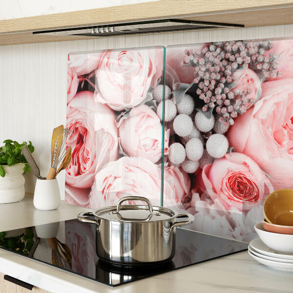 Tabla para cortar Rosas en tonos rosa