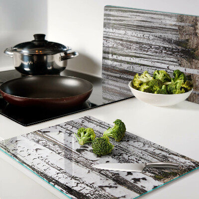 Tabla de cortar Troncos blancos de abedules