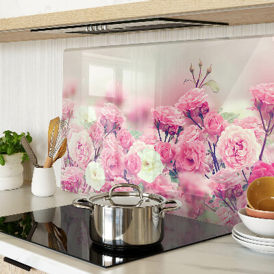 Tabla para cortar Motivo floral rosa