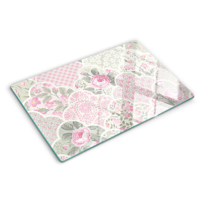 Tabla de cocina Estampado floral en tonos pastel