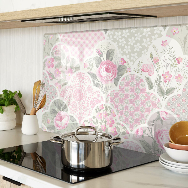 Tabla de cocina Estampado floral en tonos pastel