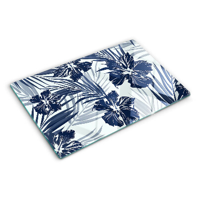 Tabla para cortar Motivo floral tropical