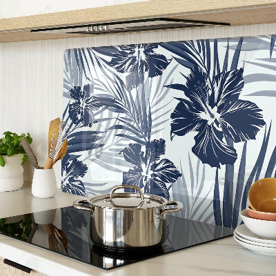 Tabla para cortar Motivo floral tropical