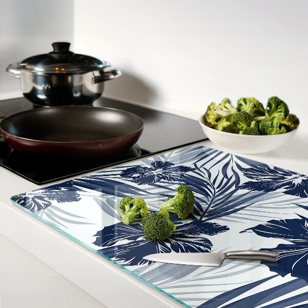 Tabla para cortar Motivo floral tropical