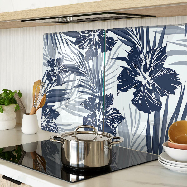 Tabla para cortar Motivo floral tropical