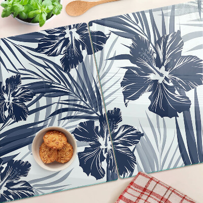 Tabla para cortar Motivo floral tropical