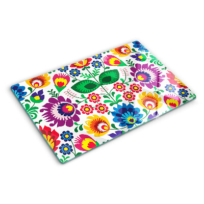Tabla de cortar Patrón floral popular