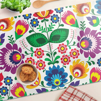 Tabla de cortar Patrón floral popular