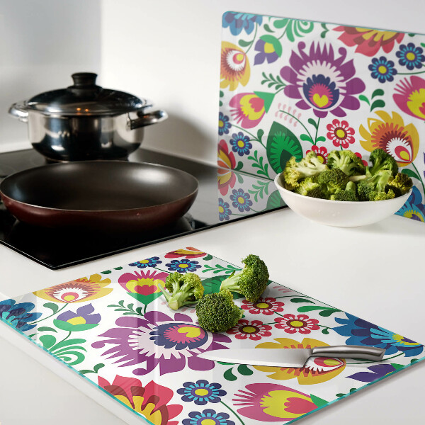 Tabla de cortar Patrón floral popular