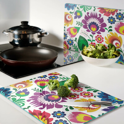 Tabla de cortar Patrón floral popular