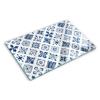 Tabla de cocina Motivo floral en estilo folklórico