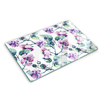 Tabla de cortar Patrón floral de magnolia