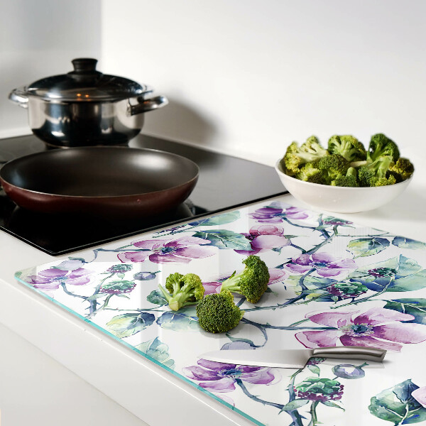 Tabla de cortar Patrón floral de magnolia