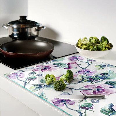 Tabla de cortar Patrón floral de magnolia