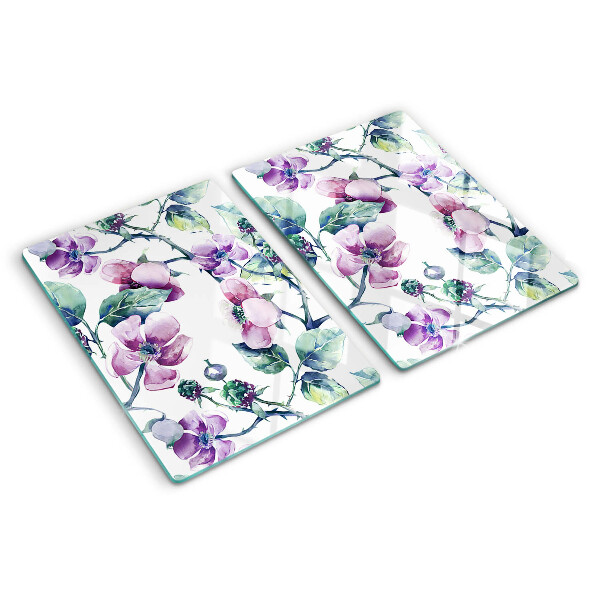 Tabla de cortar Patrón floral de magnolia