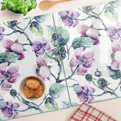 Tabla de cortar Patrón floral de magnolia