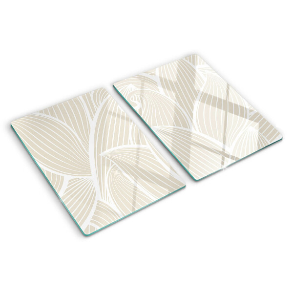 Tabla para cortar Hojas en un patrón delicado.