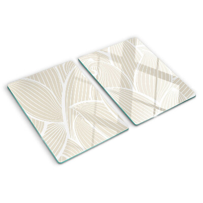 Tabla para cortar Hojas en un patrón delicado.