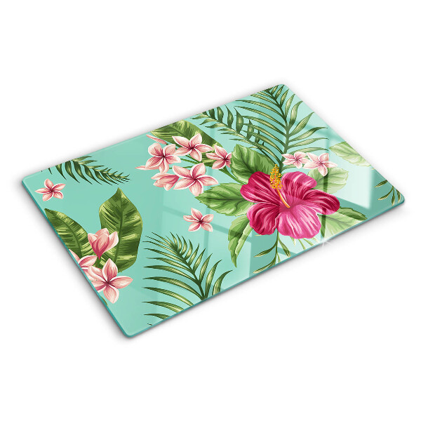 Tabla de cortar Patrón floral tropical