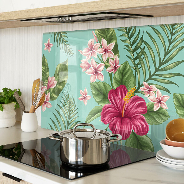 Tabla de cortar Patrón floral tropical