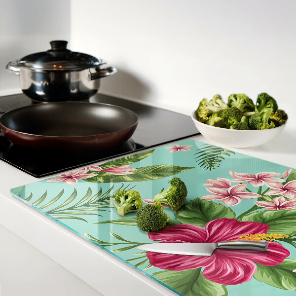 Tabla de cortar Patrón floral tropical