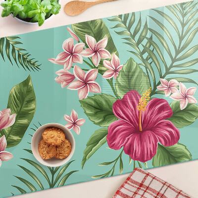 Tabla de cortar Patrón floral tropical