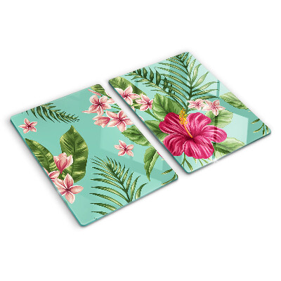 Tabla de cortar Patrón floral tropical