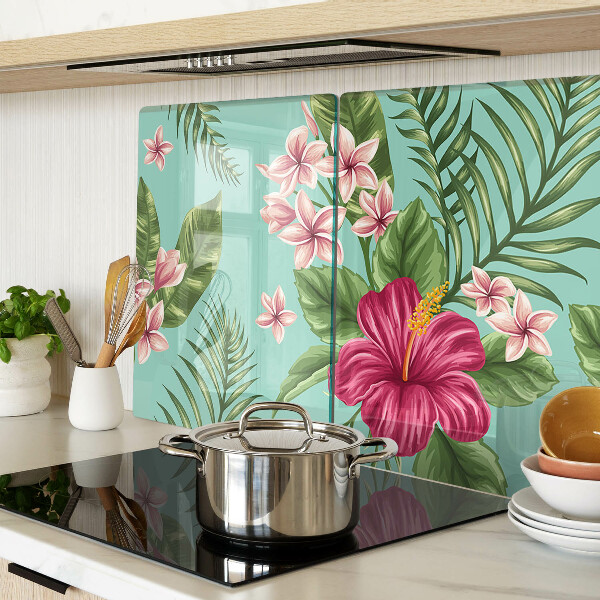 Tabla de cortar Patrón floral tropical