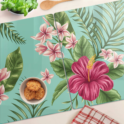 Tabla de cortar Patrón floral tropical