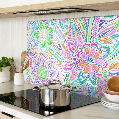 Tabla de cortar Estampado floral en estilo boho