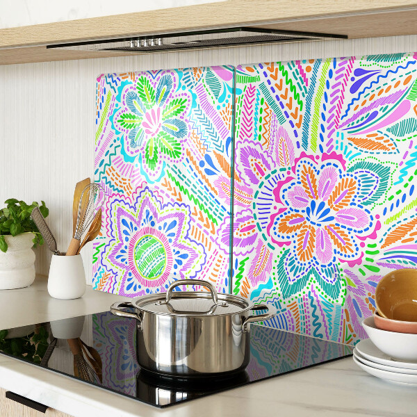 Tabla de cortar Estampado floral en estilo boho