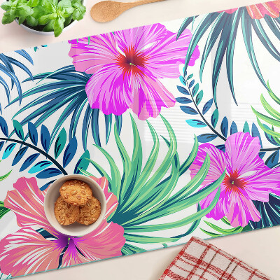 Tabla de cocina Motivo floral tropical