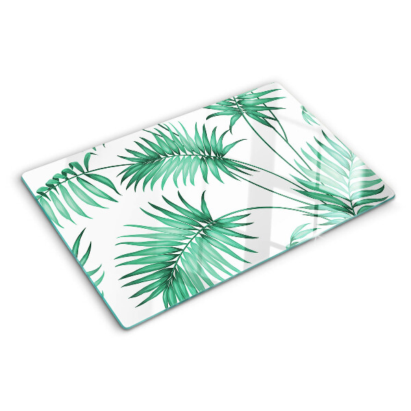 Tabla de cocina hojas de palma