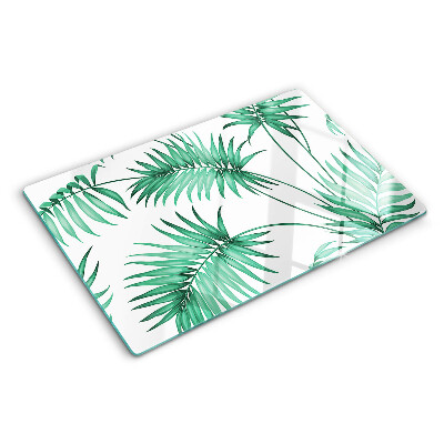 Tabla de cocina hojas de palma