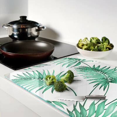 Tabla de cocina hojas de palma