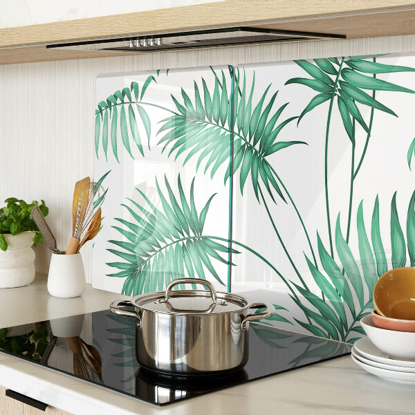 Tabla de cocina hojas de palma