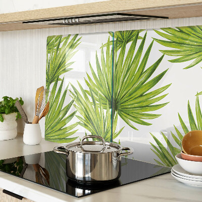 Tabla para cortar Hojas de palma en tonos verdes