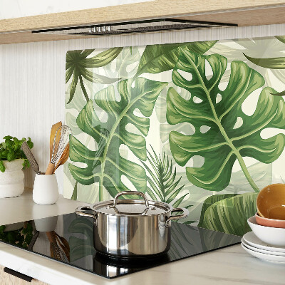 Tabla de cortar hojas tropicales